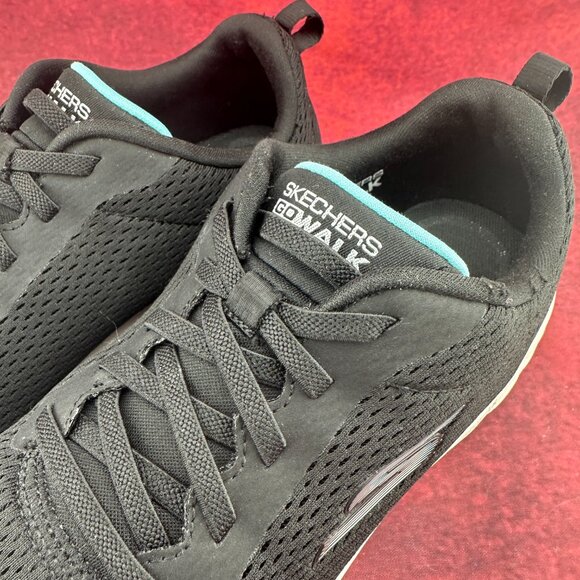 SKECHERS "GO WALK" WOMEN'S TRAVEL-FUN JOURNEY MESH UPPER STRETCH LACES SIZE 9 - Picture 5 of 12